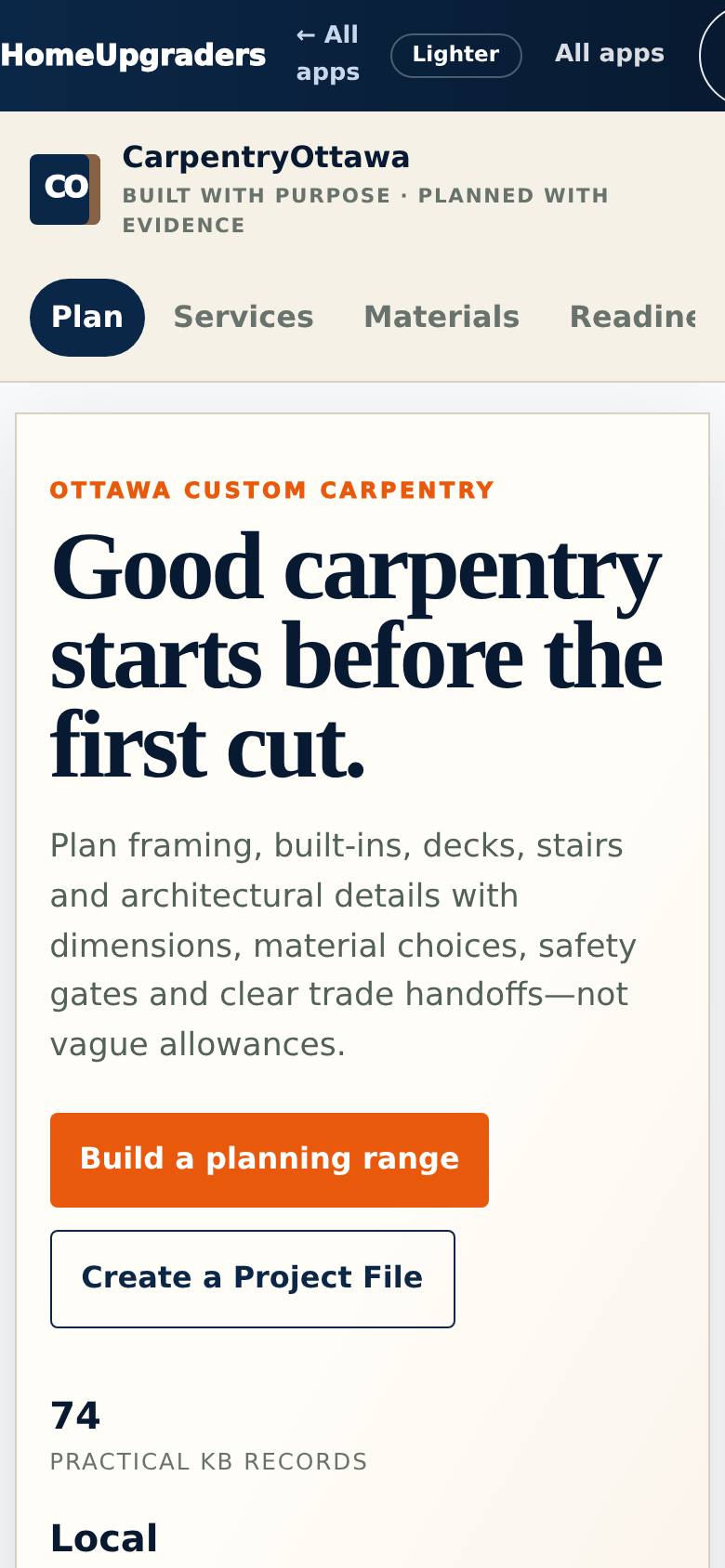 Define the work before comparing prices.